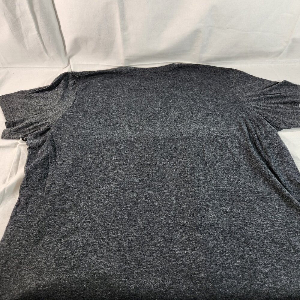 Adidas Men's Go-To Performance Tee 2XL Gray Active Wear Polyester Cotton Blend - Picture 5 of 7
